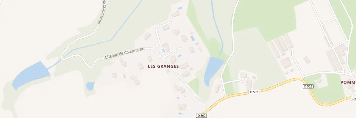 Plan du 182 Che de Chaumartin à Saint-Romain-en-Gal