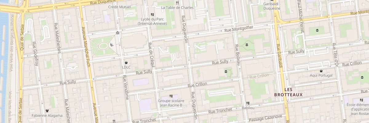 Plan du 66 Rue Duguesclin à Lyon 6e Arrondissement