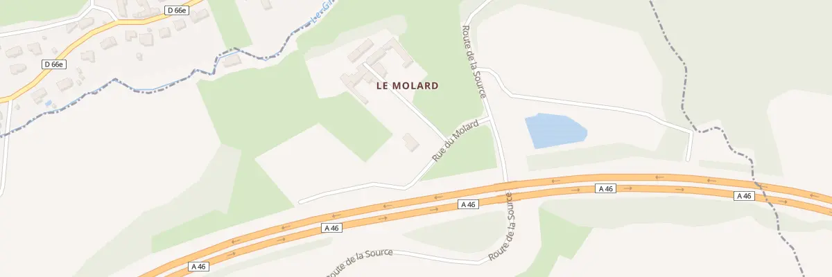 Plan du 7 Rue du Molard à Genay