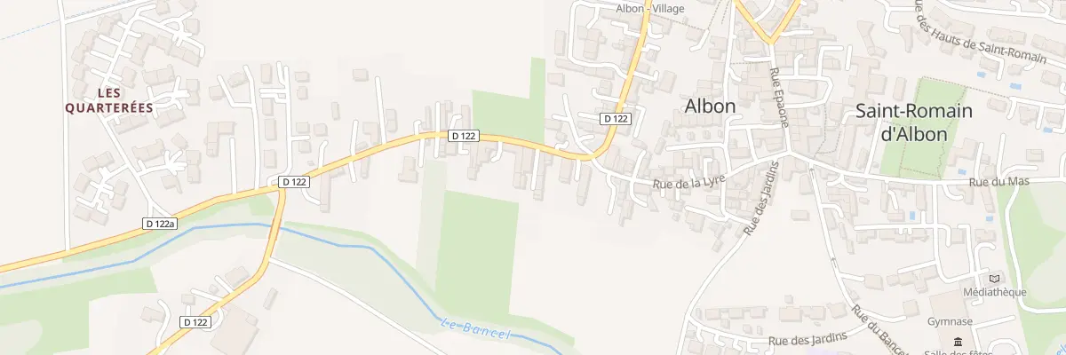 Plan du 375 Rue du Dauphiné à Albon