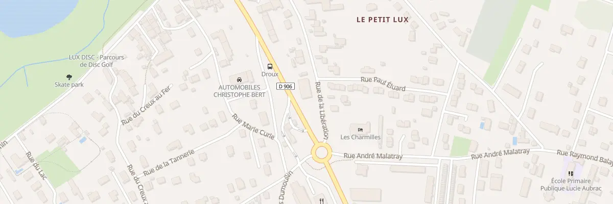 Plan du 1 Rue de la Libération à Lux
