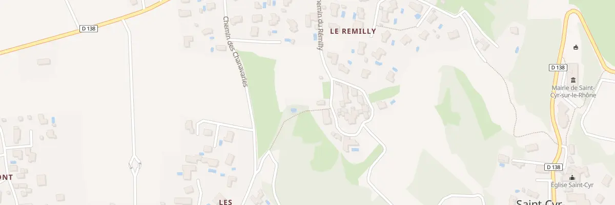 Plan du 361 Che du Remilly à Saint-Cyr-sur-le-Rhône