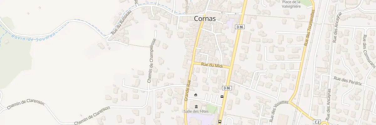 Plan du 34 Gr Grande Rue à Cornas