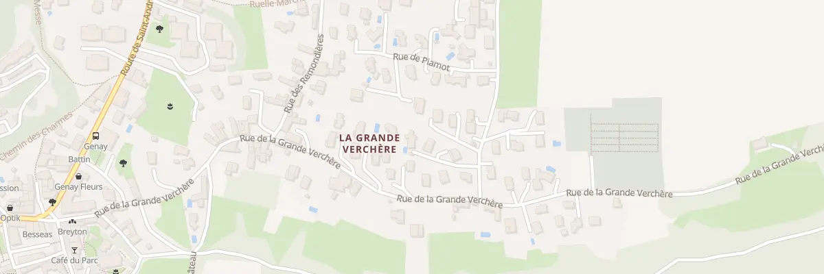 Plan du 486 Rue de Piamot à Genay