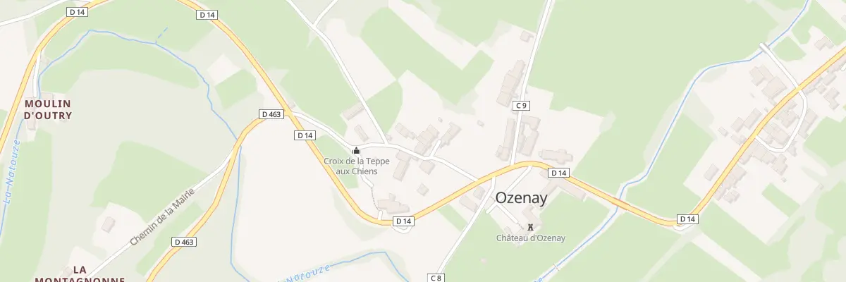 Plan du 5007 Le Bourg à Ozenay