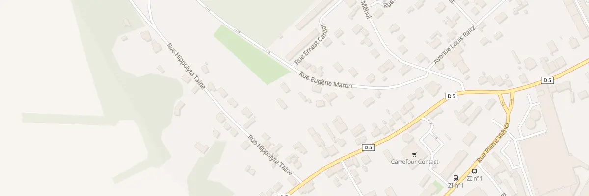 Plan du 13B Rue Eugène Martin à Vrigne aux Bois