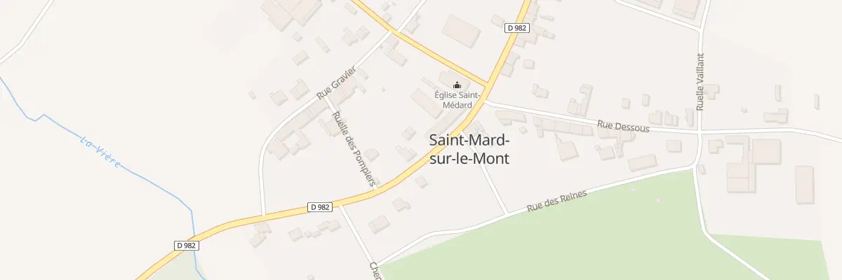 Plan du 6 Rue de la Fontaine au Pont à Saint-Mard-sur-le-Mont