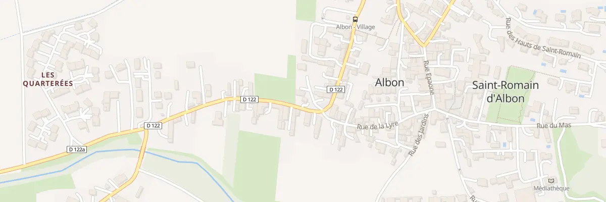Plan du 360 Rue du Dauphiné à Albon