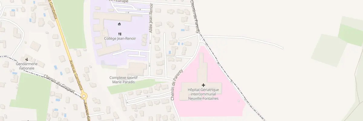 Plan du 44 Che de Parenty à Neuville-sur-Saône