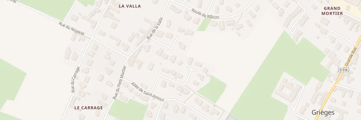 Plan du 632L Rue du Petit Mortier à Grièges