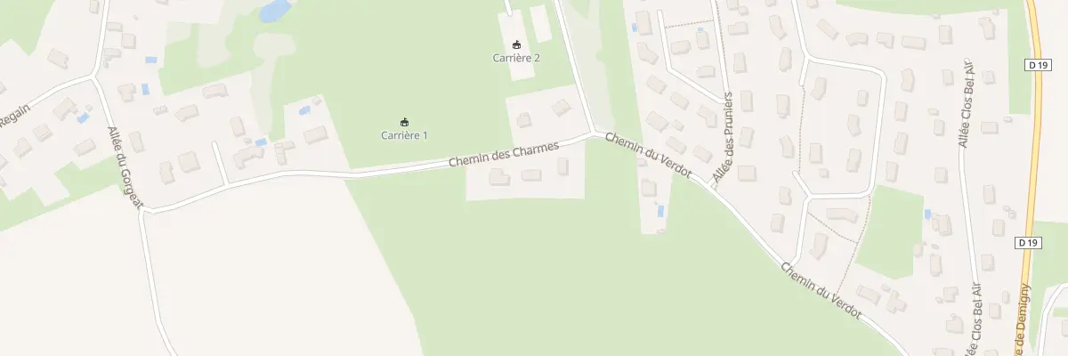 Plan du 2 Che des Charmes à Lessard-le-National