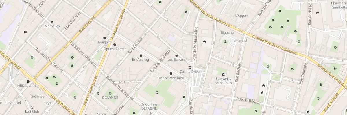 Plan du 116 Rue Montesquieu à Lyon 7e Arrondissement