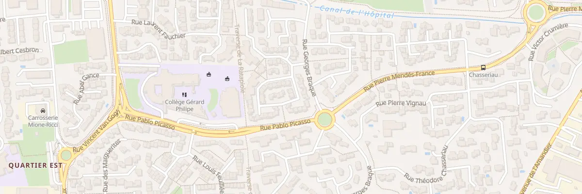 Plan du 25 Rue Juan Miro à Avignon