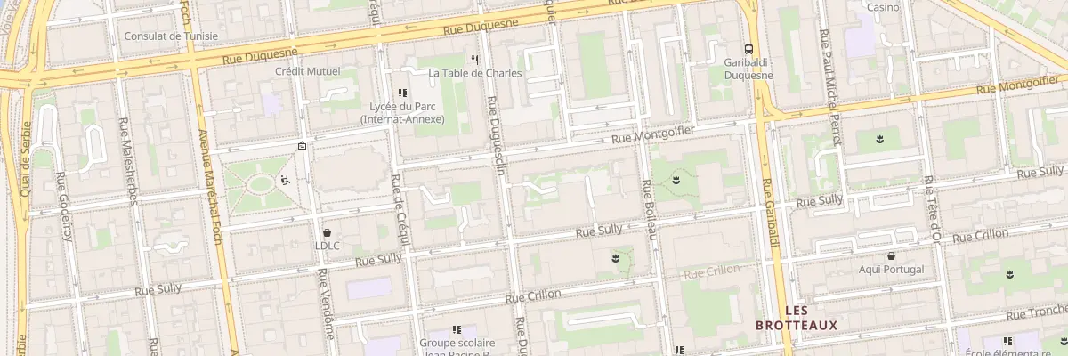 Plan du 63 Rue Duguesclin à Lyon 6e Arrondissement