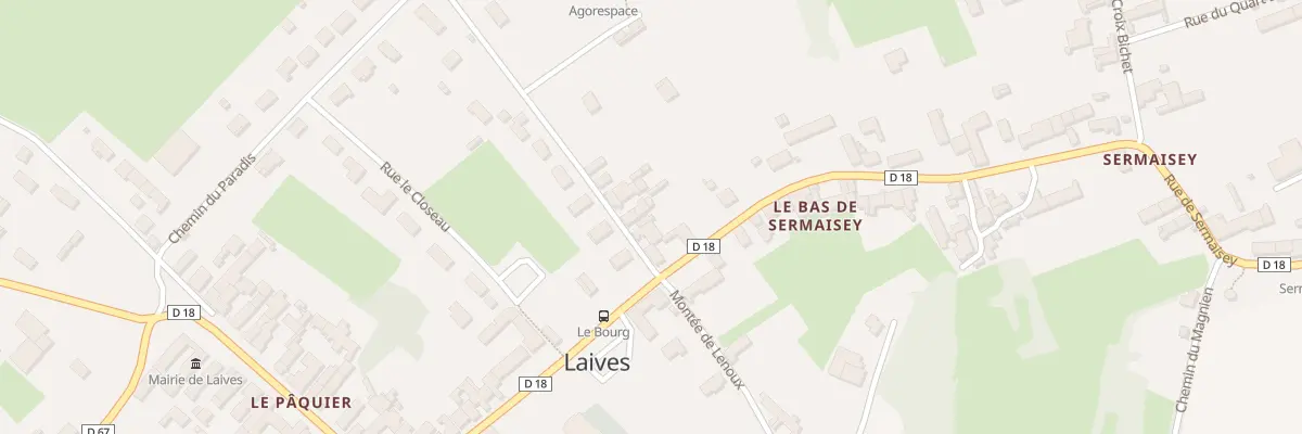 Plan du 3 Rue de Beaumont à Laives