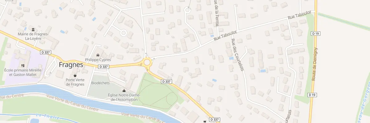 Plan du 27 Rue Taboulot à Fragnes-La Loyère