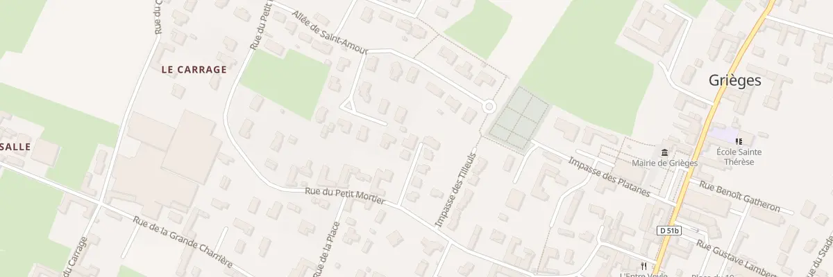 Plan du 230F Rue du Petit Mortier à Grièges