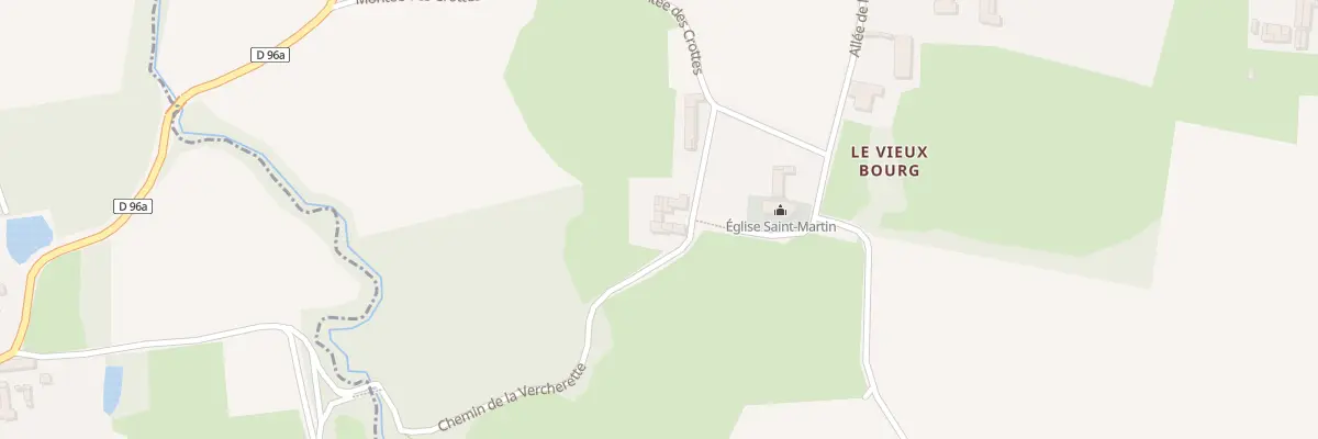 Plan du 94 Che de Vercherette à Bey