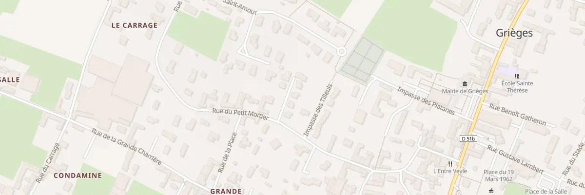 Plan du 230C Rue du Petit Mortier à Grièges