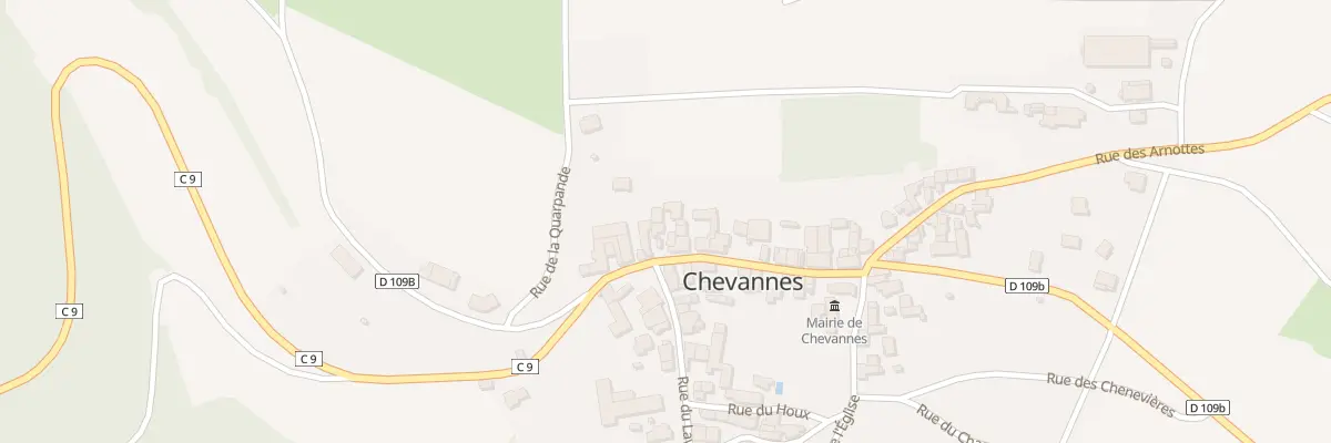 Plan du 26A Rue de la Fontaine à Chevannes