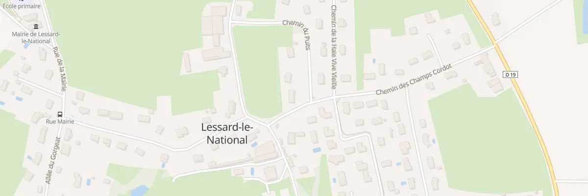 Plan du 1 Che du Puits à Lessard-le-National