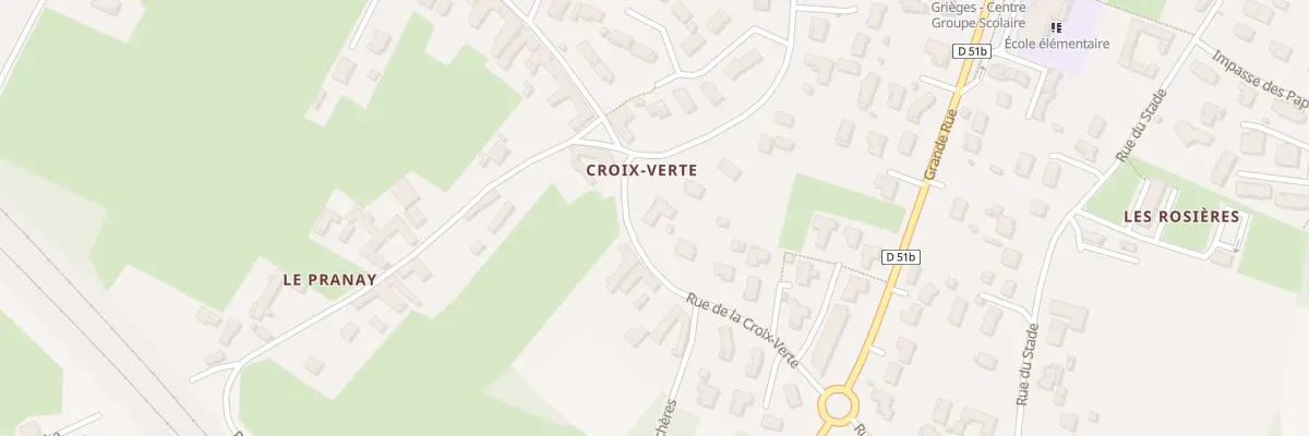 Plan du 256 Rue de la Croix Verte à Grièges