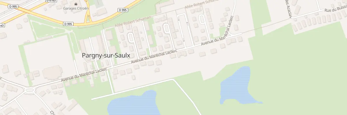 Plan du 21 Av du Marechal Leclerc à Pargny-sur-Saulx