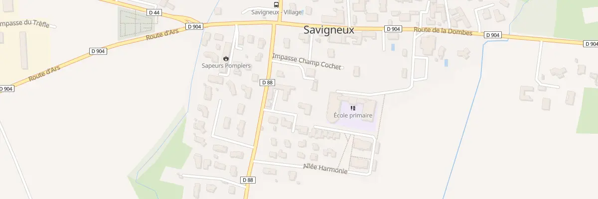 Plan du 139D Rte de Rancé à Savigneux