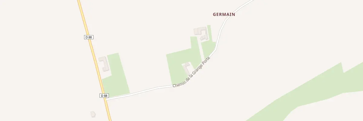 Plan du 251 Che de la Grange Porte à Savigneux
