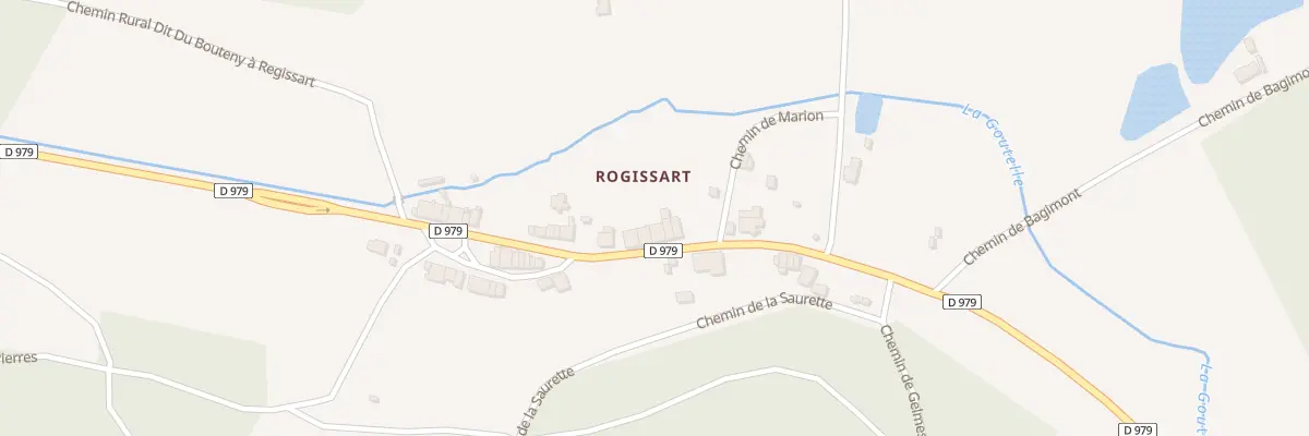 Plan du 17 Rogissart à Gespunsart