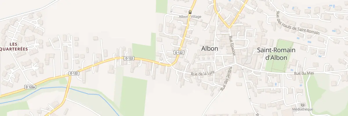 Plan du 300 Rue du Dauphiné à Albon