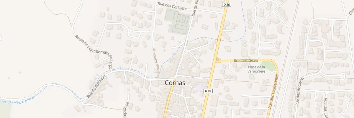 Plan du 13 Rue du Pied La Vigne à Cornas