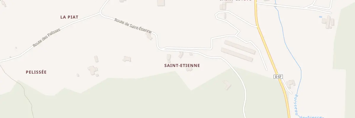 Plan du 320 Rte de Saint Etienne à Mirmande