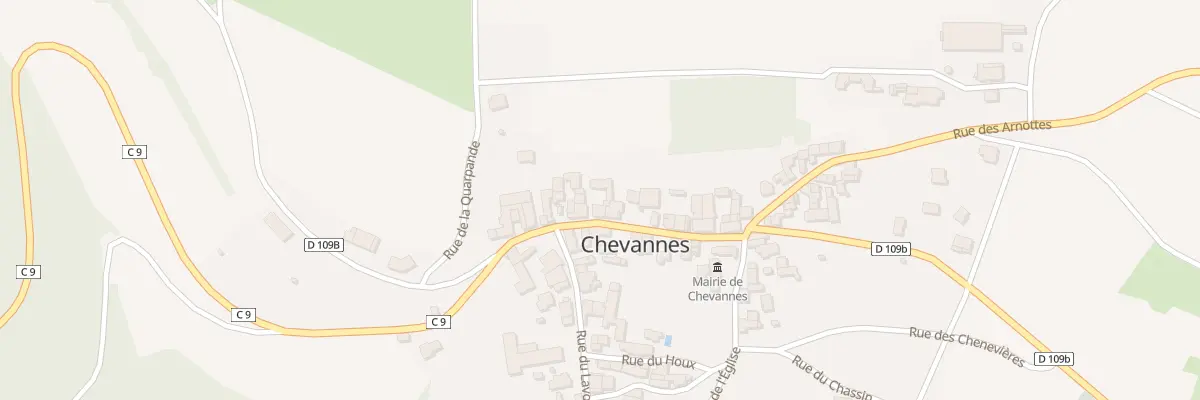 Plan du 22 Rue de la Fontaine à Chevannes
