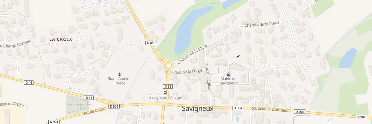 Plan du 125 Rue de l’Eglise à Savigneux