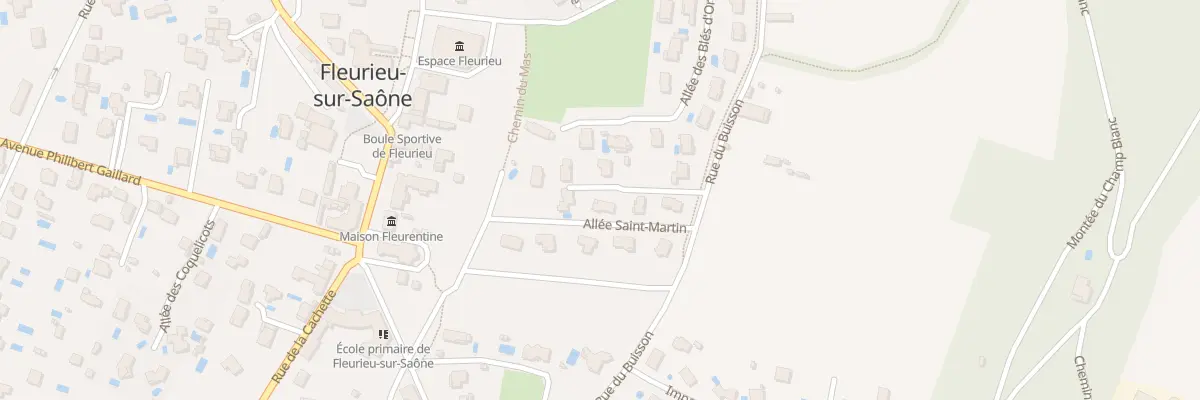 Plan du 5 All Saint Martin à Fleurieu-sur-Saône