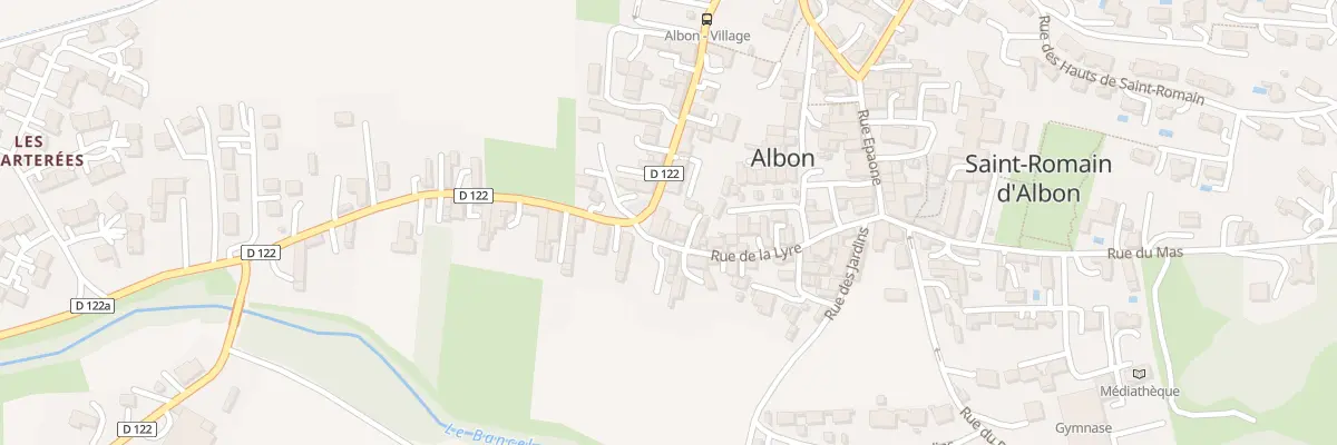 Plan du 305 Rue du Dauphiné à Albon
