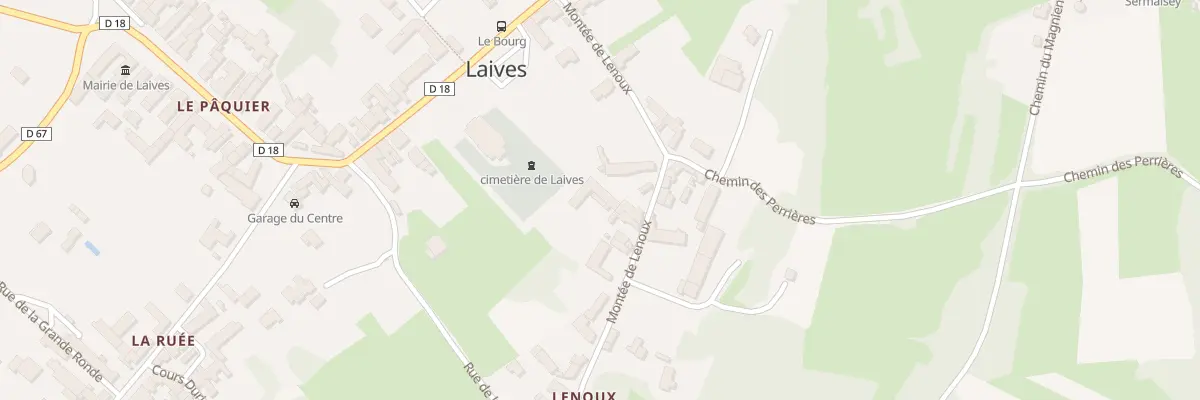 Plan du 8 Mte de Lenoux à Laives