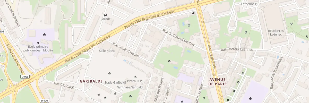 Plan du 10 Rue General Hoche à Chalon-sur-Saône