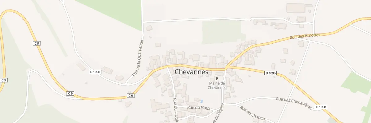 Plan du 20 Rue de la Fontaine à Chevannes