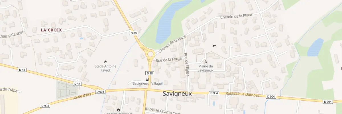 Plan du 14 Rue de la Forge à Savigneux