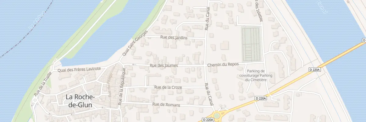 Plan du 17 Rue des Jaumes à La Roche-de-Glun
