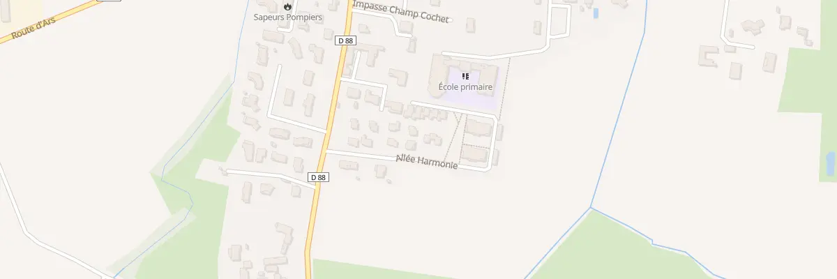 Plan du 7 All des Jardins de Clément à Savigneux