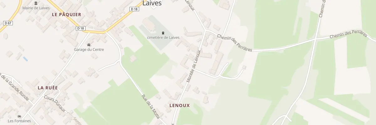 Plan du 12 Mte de Lenoux à Laives