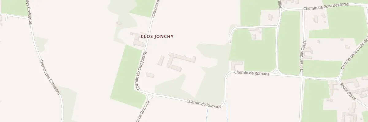 Plan du 408 Che de Romans à Garnerans