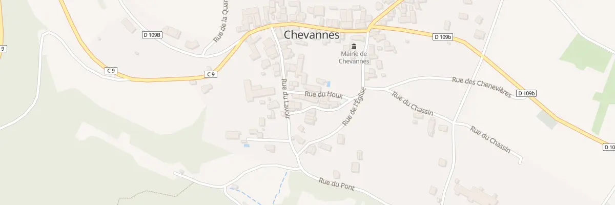 Plan du 6 Rue des Liarroux à Chevannes