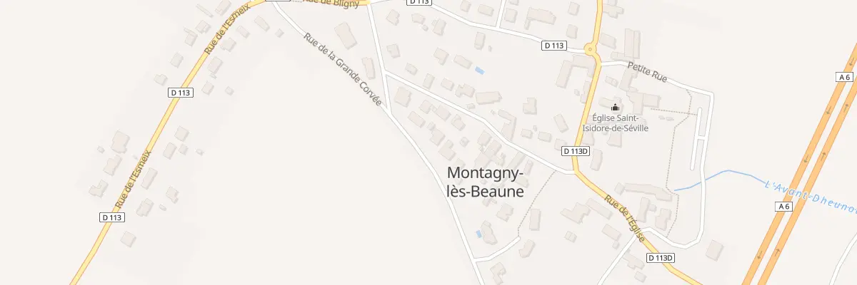 Plan du 5 La Grande Corvée à Montagny-lès-Beaune