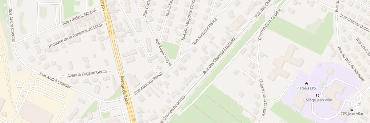 Plan du 37 Rue Auguste Renoir à Chalon-sur-Saône