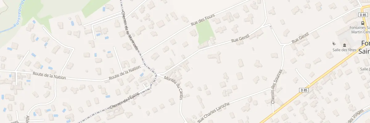 Plan du 565 Rue Gentil à Fontaines-Saint-Martin