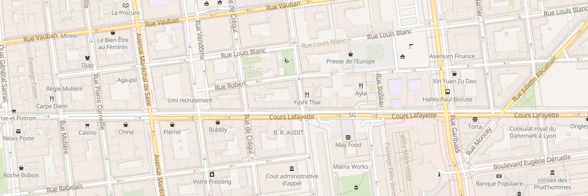 Plan du 71 Crs Lafayette à Lyon 6e Arrondissement
